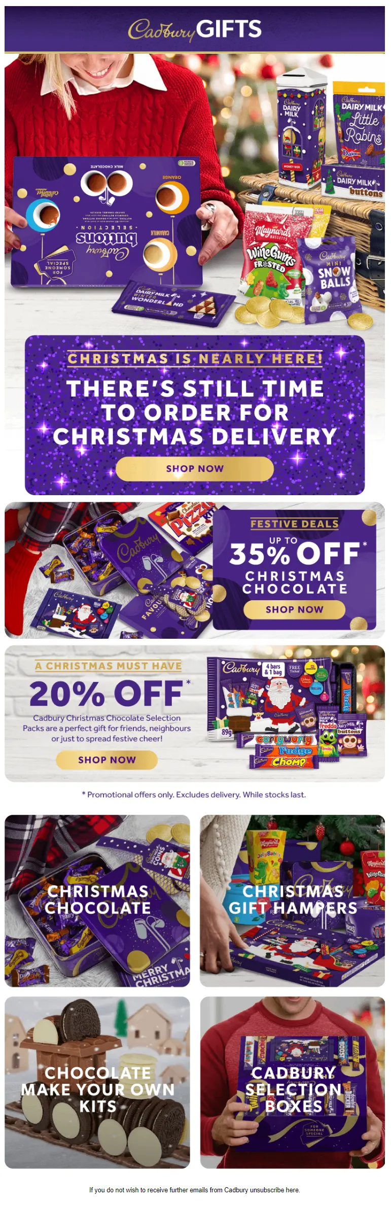 cadbury - gifts