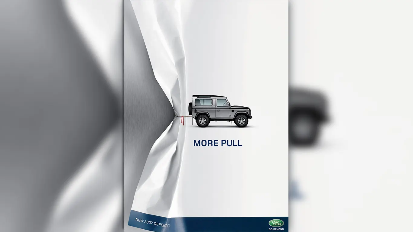 land rover - more pull newspaper ad
