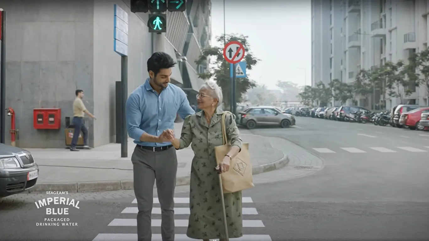 imperial blue - the crossing ad