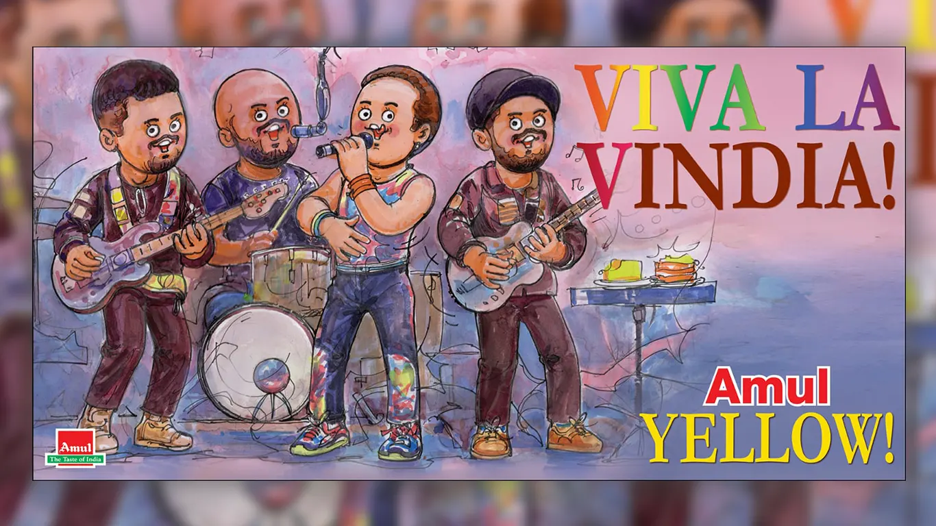 amul topical on coldplay