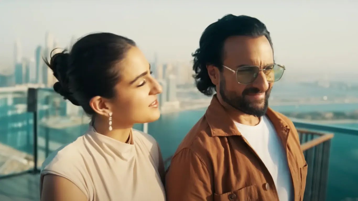 saif and sara in visit dubai ad