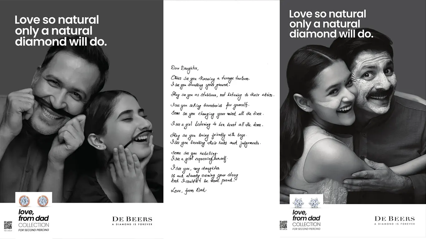 de beers love, from dad campaign