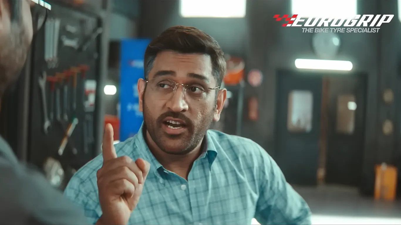 eurogrip x dhoni ad