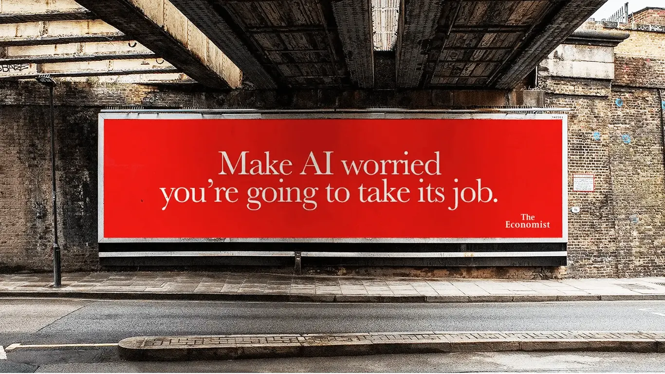 the economist billboard