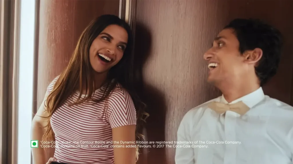 coca cola x deepika ad