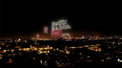 netflix is a joke fest drone show