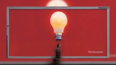 the economist billboard